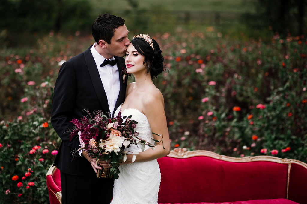 flowers by LynnVale Studios, photo by We Laugh We Love