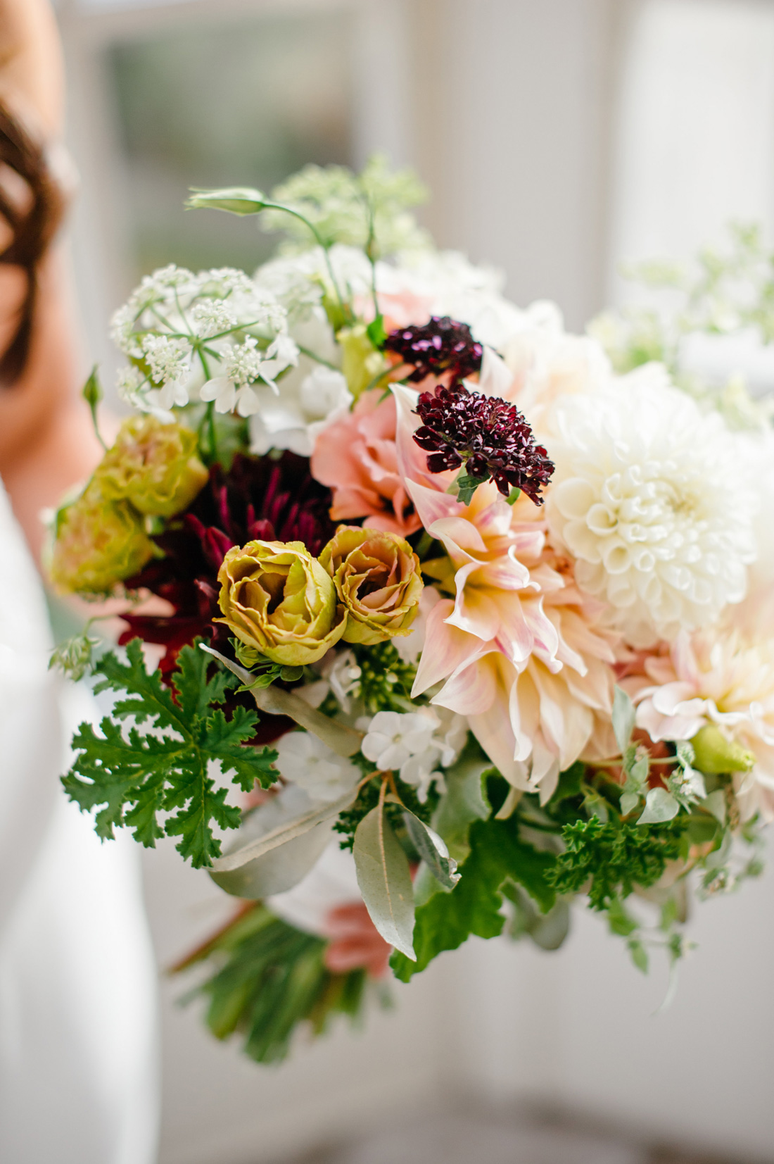 Garden Party Wedding, flowers by LynnVale Studios, photo by Rebekah Murray