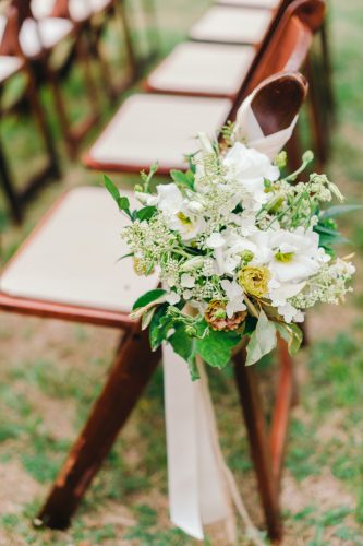 Garden Party Wedding, flowers by LynnVale Studios, photo by Rebekah Murray